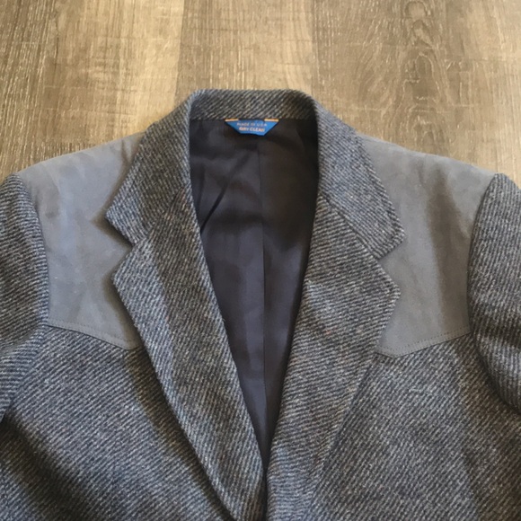 Pendleton Blazer. Blue tweed. Sz 42. Made in USA - Picture 8 of 9